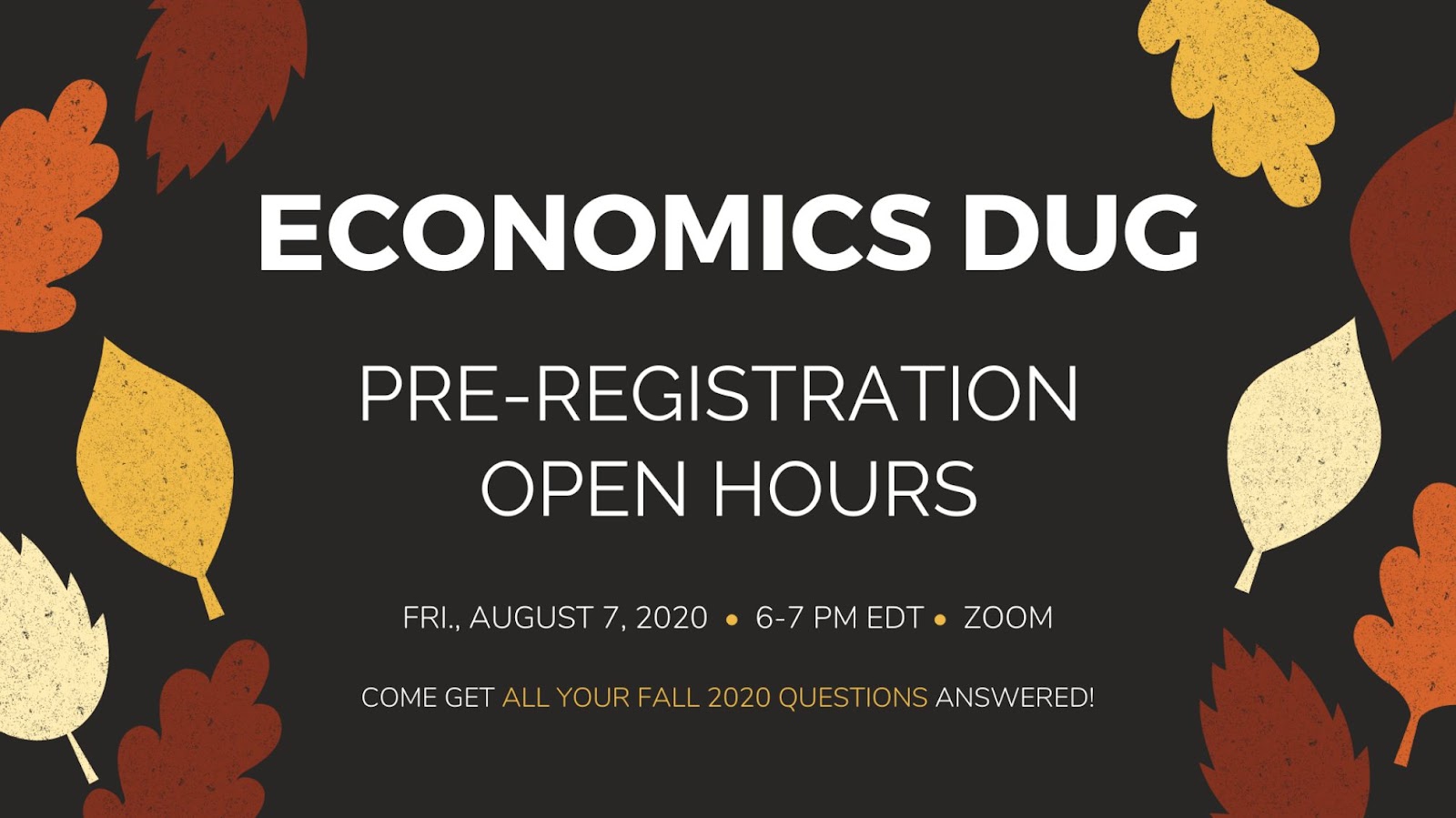 Pre-Registration Open Hours